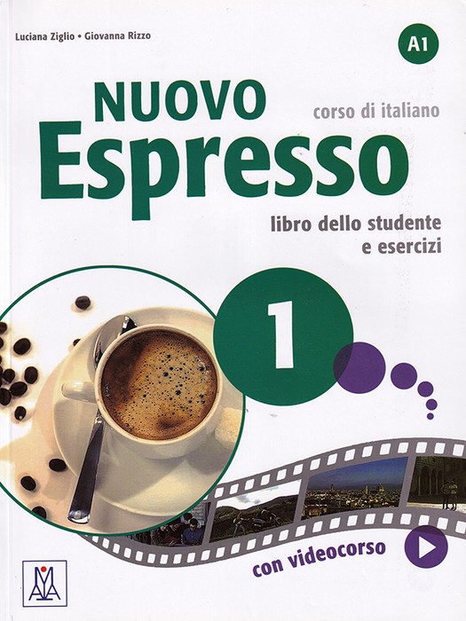 Nuovo Espresso 1 A1 +DVD (یک جلد - سایز رحلی) (زبان ایتالیایی)