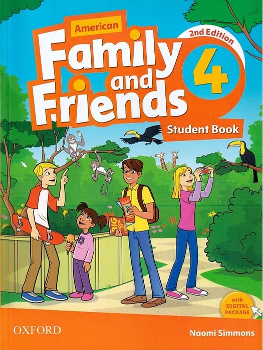 Family and Friends 4 (2nd Edition) SB+WB+QR code (قطع وزیری)