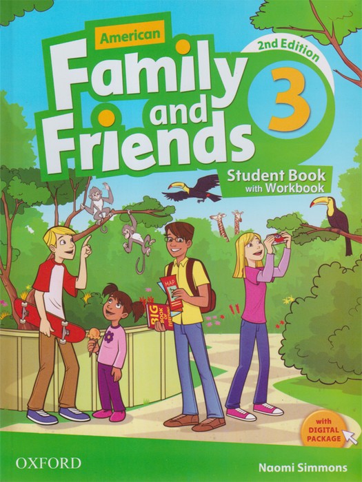 Family and Friends 3 (2nd Edition) SB+WB+QR code (قطع وزیری)