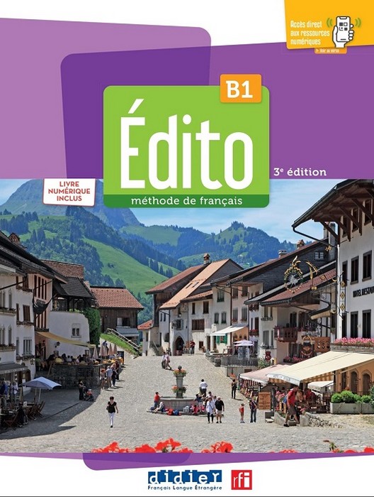 Edito B1 (3rd Edition) +SB+WB+QR زبان فرانسه