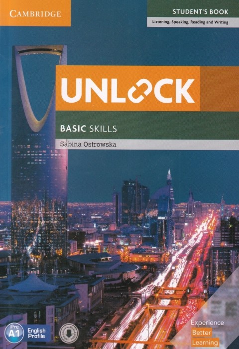 Cambridge Unlock Basic Skills Pre A1 SB+QR