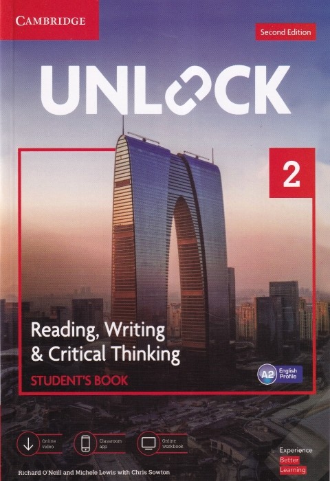 Cambridge Unlock 2 Reading, Writing and Critical Thinking A2 (2nd Edition) SB+QR