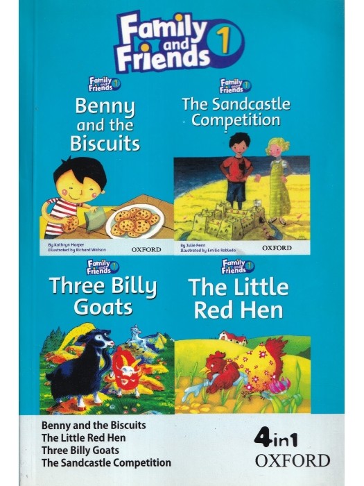 Family and Friends 1_ Story book 4*1_ پک کامل داستان های فمیلی اند فرندز یک 