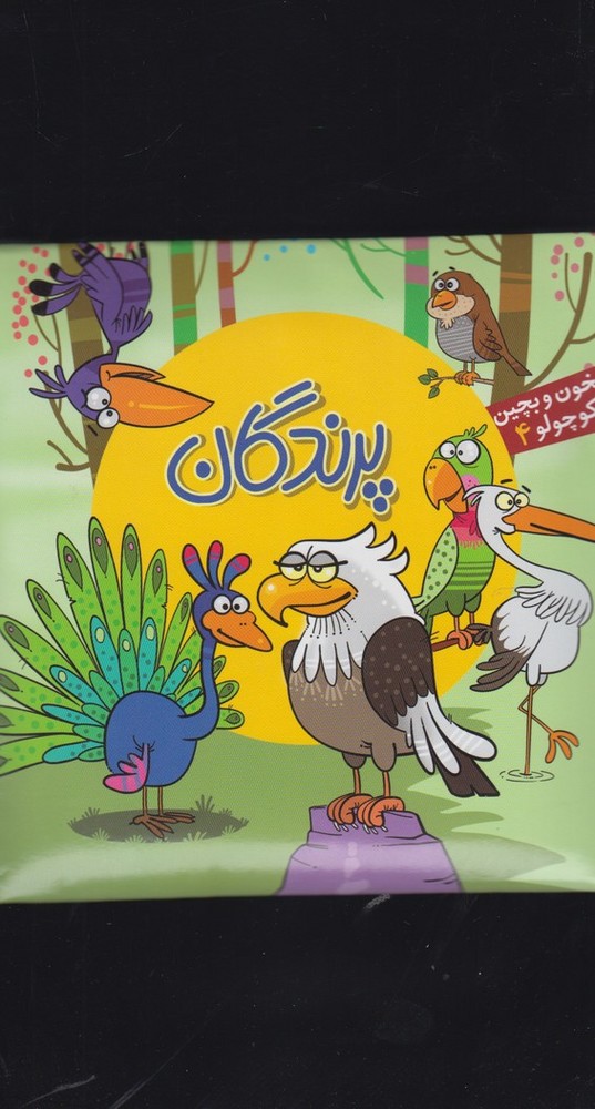 بخون و بچین کوچولو 4 (کتاب پازل پرندگان)،(2زبانه،زرکوب،خشتی کوچک،آریا نوین)
