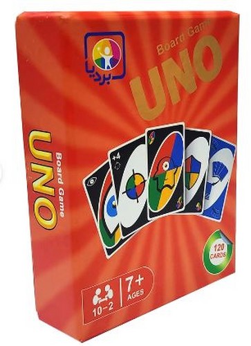 بازی-کارتی-uno-اونو-120-کارتی-(بردیا)-رقعی-جعبه-ای