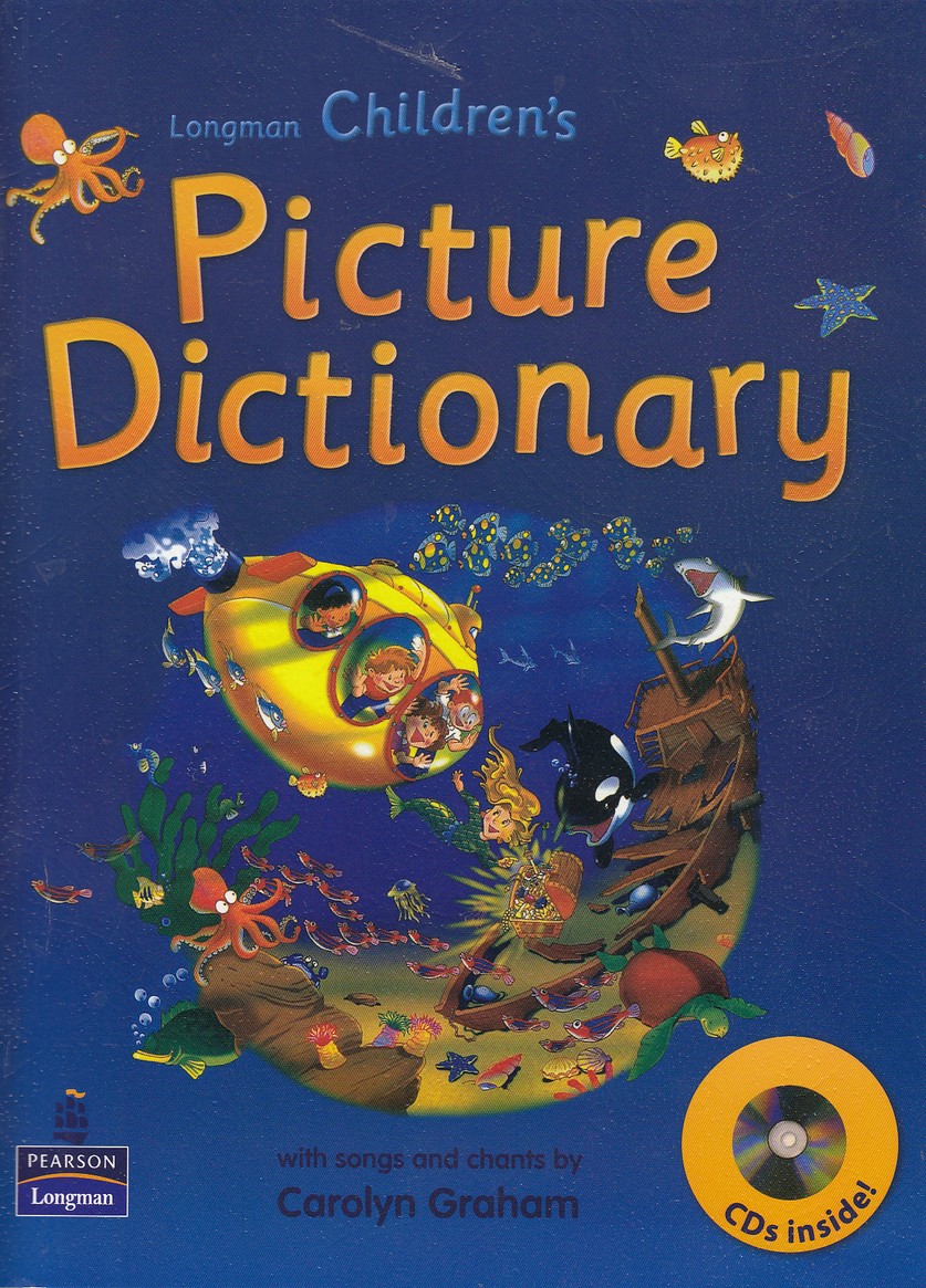 longman-childrens-picture-dictionary-با-cd----آبی