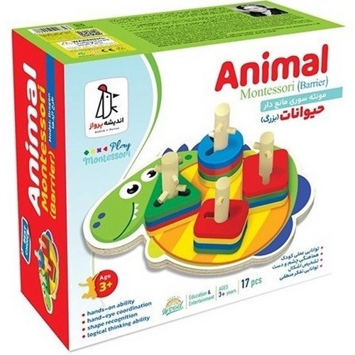 پایه-اشکال-مونته-سوری-مانع-دار-حیوانات-بزرگ-طرح-اژدها-(اندیشه-پروازفکرآوران)-جعبه-ای