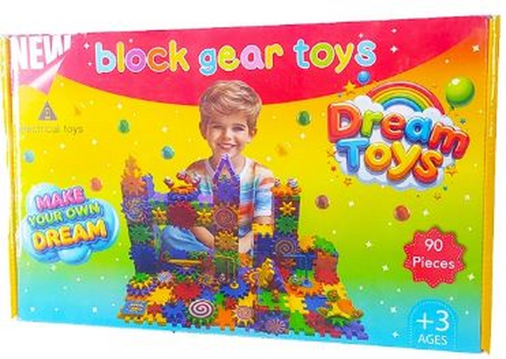 لگو-چرخ-دنده-90-قطعه-(دریم-تویز)-جعبه-ای-dream-toys