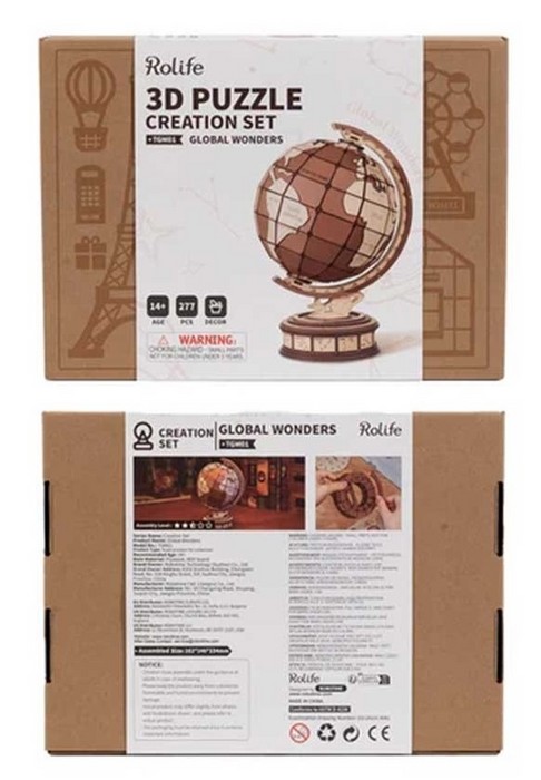 پازل-مینیاتوری-کره-زمین-global-wonders-(روبوتایم)-جعبه-ای