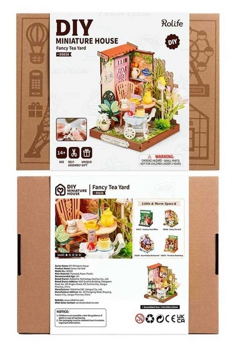 پازل-مینیاتوری-حیاط-چای-خوری-fancy-tea-yard-(روبوتایم)-جعبه-ای
