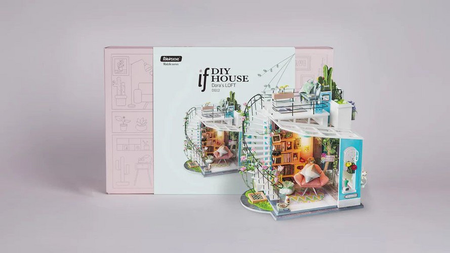 پازل-مینیاتوری-خانه-دورا-dora,s-loft-(روبوتایم)-جعبه-ای