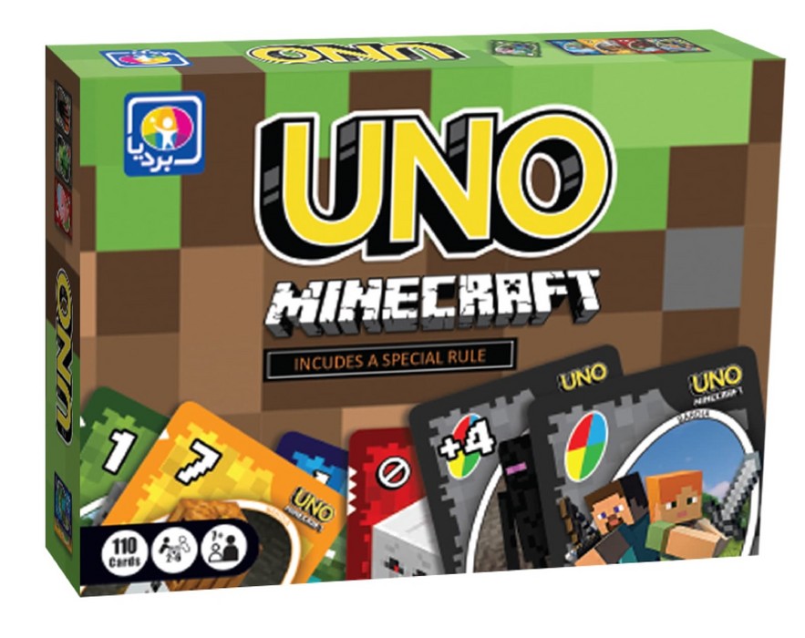 بازی-کارتی--uno-mine-craft-اونو-ماین-کرافت-110-کارتی-(بردیا)-1-8-جعبه-ای-4019