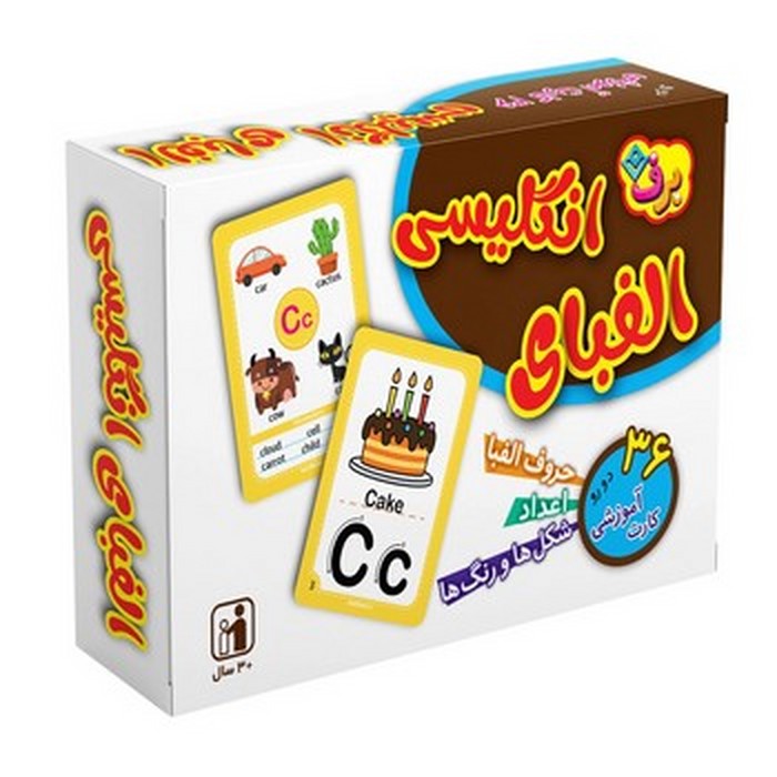 36-کارت-آموزش-دورو---فلش-کارت-الفبای-انگلیسی-(برف)-1-16-جعبه-ای