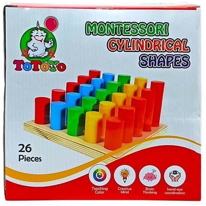 پایه-اشکال-مونته-سوری-اشکال-استوانه-26-قطعه-(توتویو)-جعبه-ای-totoyo