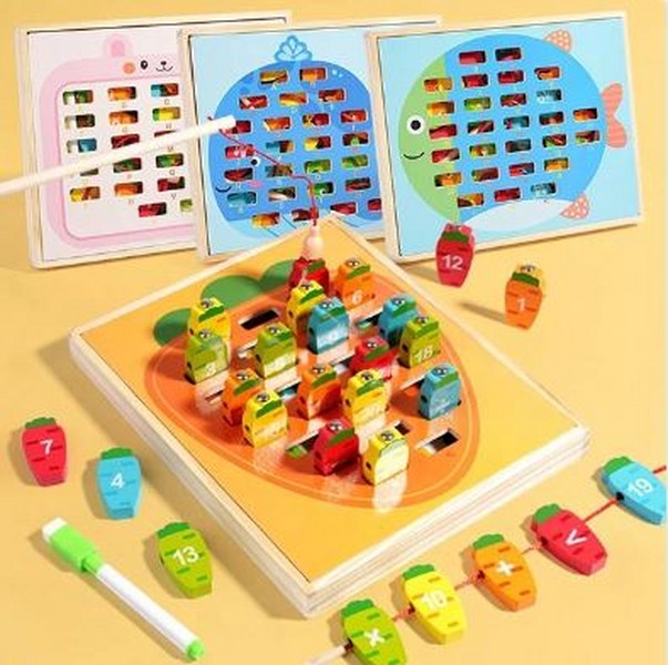 آموزش-حروف-انگلیسی-با-ماهیگیری-(وارداتی)-چوبی