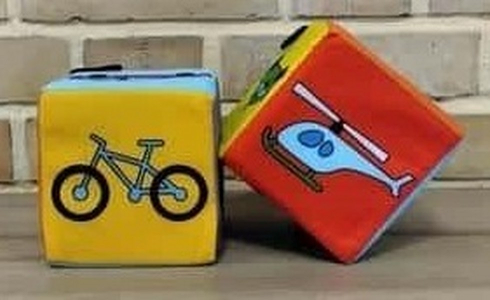 کتاب-پارچه-ای---مکعب-دوتایی-وسایل-نقلیه-(فرشتگان)-وکیوم