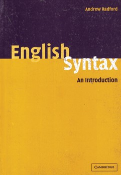 English Syntax: An Introduction