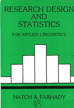 RESEARCH DESIGN AND STATISTICS FOR APPLIED LINGUISTIC 