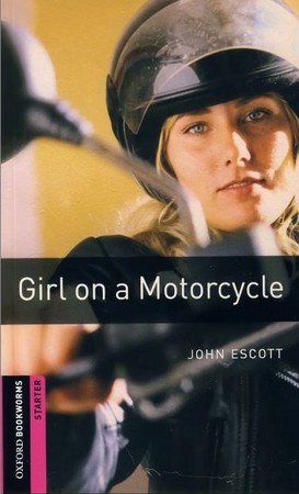 Girl on a motorcycle 