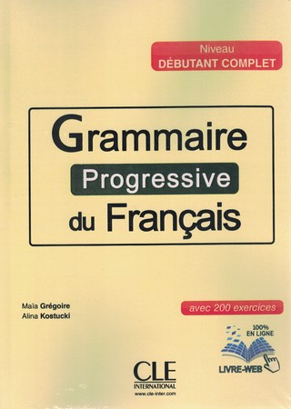 Grammaire progressive du francais debutant complet A1 سیاه سفید