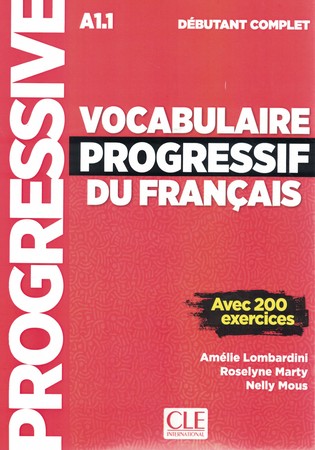 Vocabulaire Progressif du Francais Debutant complet A1.1 سیاه سفید