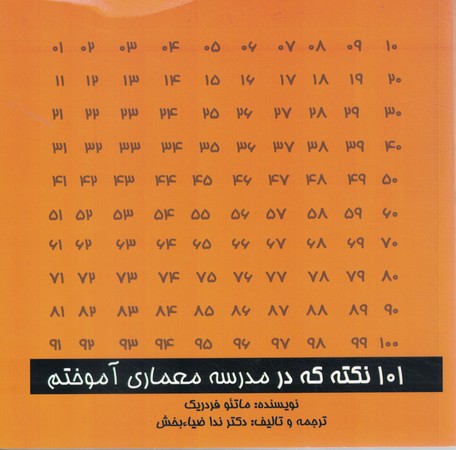 101 نکته که در مدرسه معماری آموختم