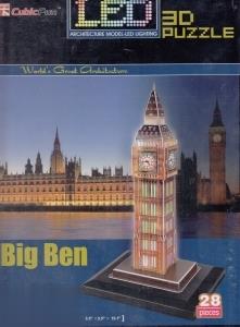 برج ساعت بيگ بن لندن چراغ دار L501H- 3D PUZZLE