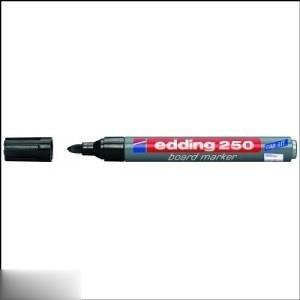 ماژيك وايت‌برد نوك گرد مشكي edding 250 1.5-3mm 001