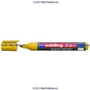 ماژيك وايت‌برد زرد نوك گرد edding 360 1.5-3mm