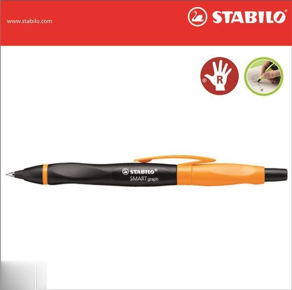 اتود 0.5mm گيره نارنجي راست دست STABILO 1840 Smartgraph 2B