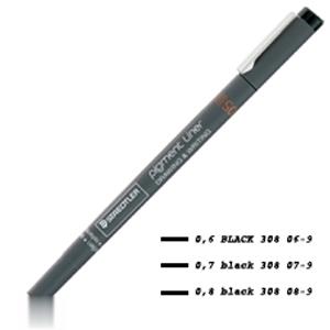 روان‌نويس راپيد مشكي STAEDTLER 308069 0.6mm