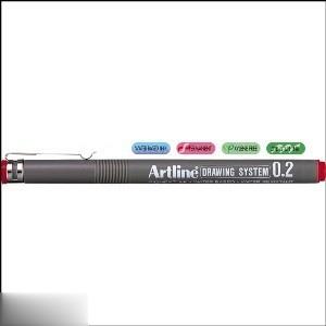 روان‌نويس راپيد قرمز Artline EK-232 0.2mm