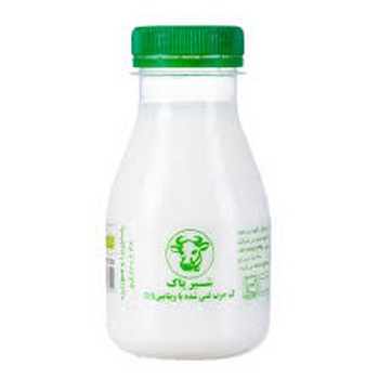 شیر پاک کم چرب غنی شده با ویتامین d3 پاک 250 گرم بطری