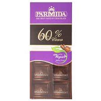 شکلات تلخ 60 % پارمیدا 