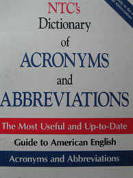 تصویر  NTC'S Dictionary Acronyms And Abbrivations 