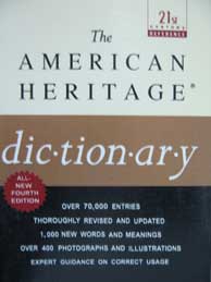 The American Heritage Dictionary