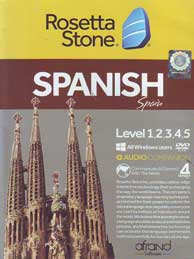 تصویر  Rosetta Stone SPANISH (سی دی)