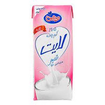 شیر پاکتی کم چرب لایت میهن (200 میل)