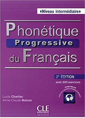 تصویر  Phonetique Progressive du Francais Niveau intermediaire 2nd + CD