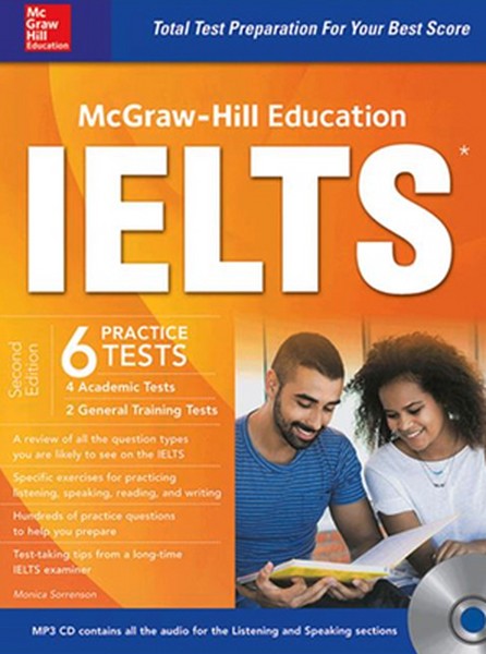 McGraw - Hill Education 6 IELTS practice Tests 2nd + CD