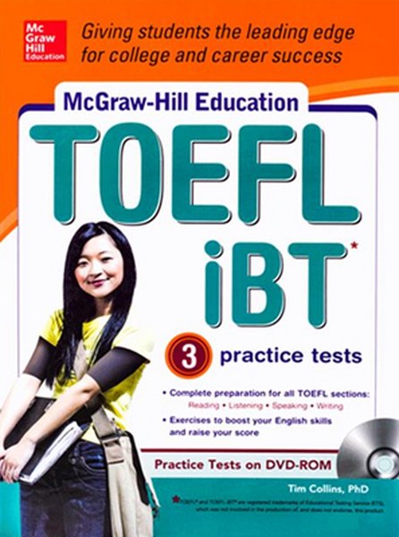 تصویر  McGraw - Hill Education TOEFL iBT with 3 Practice