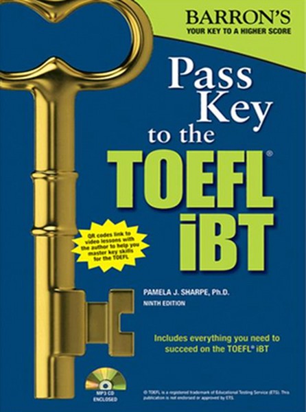 تصویر  Pass Key to the TOEFL iBT 9th + CD