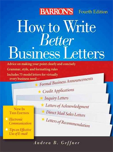 تصویر  How to Write Better Business Letters 4th