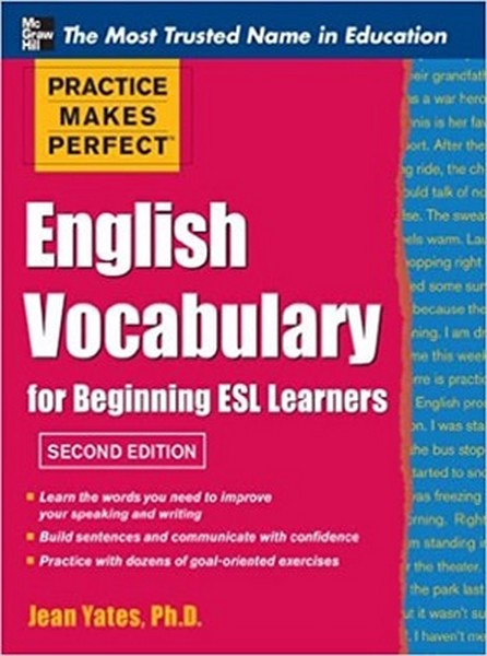 تصویر  Practice Makes Perfect English Vocabulary for Beginning ESL Learners