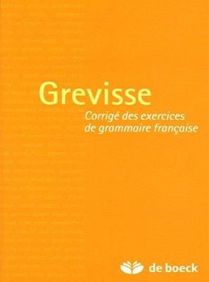 تصویر  Grevisse Corrigdes exercices de grammaire francaise 