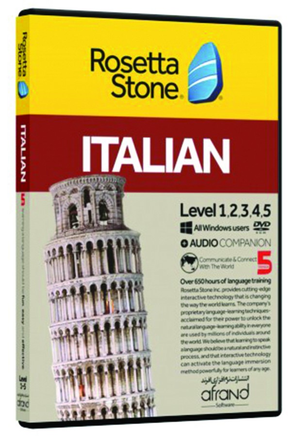 تصویر  خودآموز زبان ایتالیایی Rosetta Stone Italian