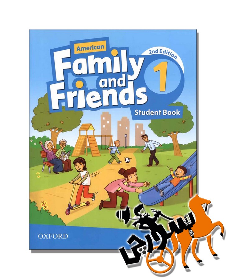 تصویر  American Family and Friends 1 2nd SB + WB + QRCode - Digest
