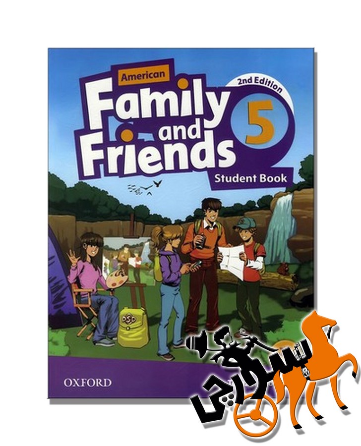 تصویر  American Family and Friends 5 2nd SB + WB + QR Code
