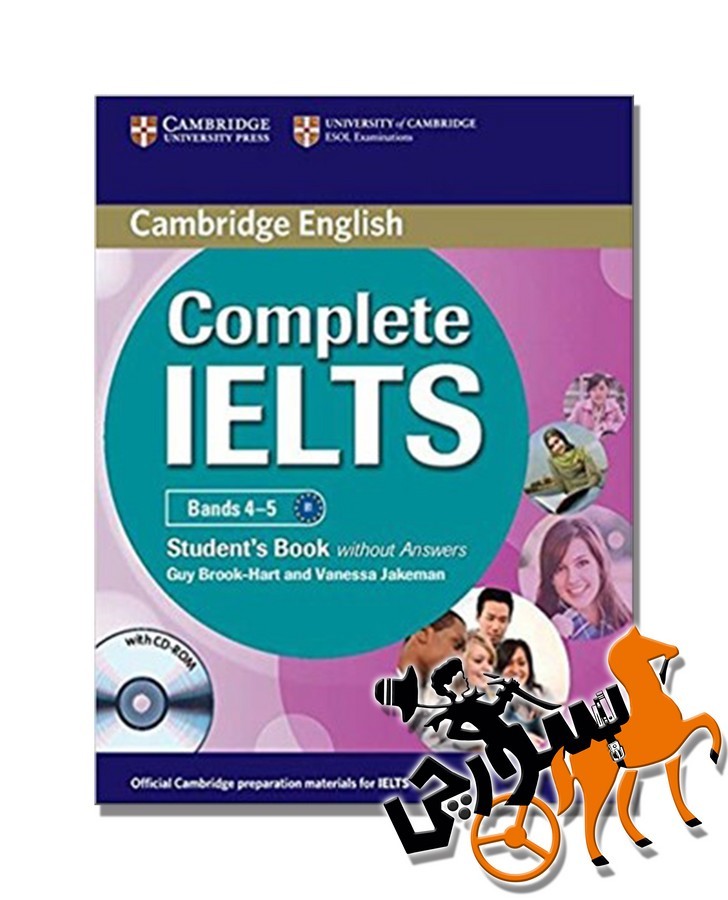 تصویر  Cambridge English Complete IELTS 4 - 5 B1 SB + WB + QR Code