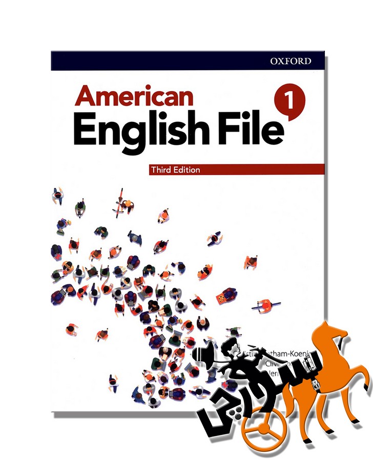 تصویر  American English File 1 3rd SB + WB + QR Code